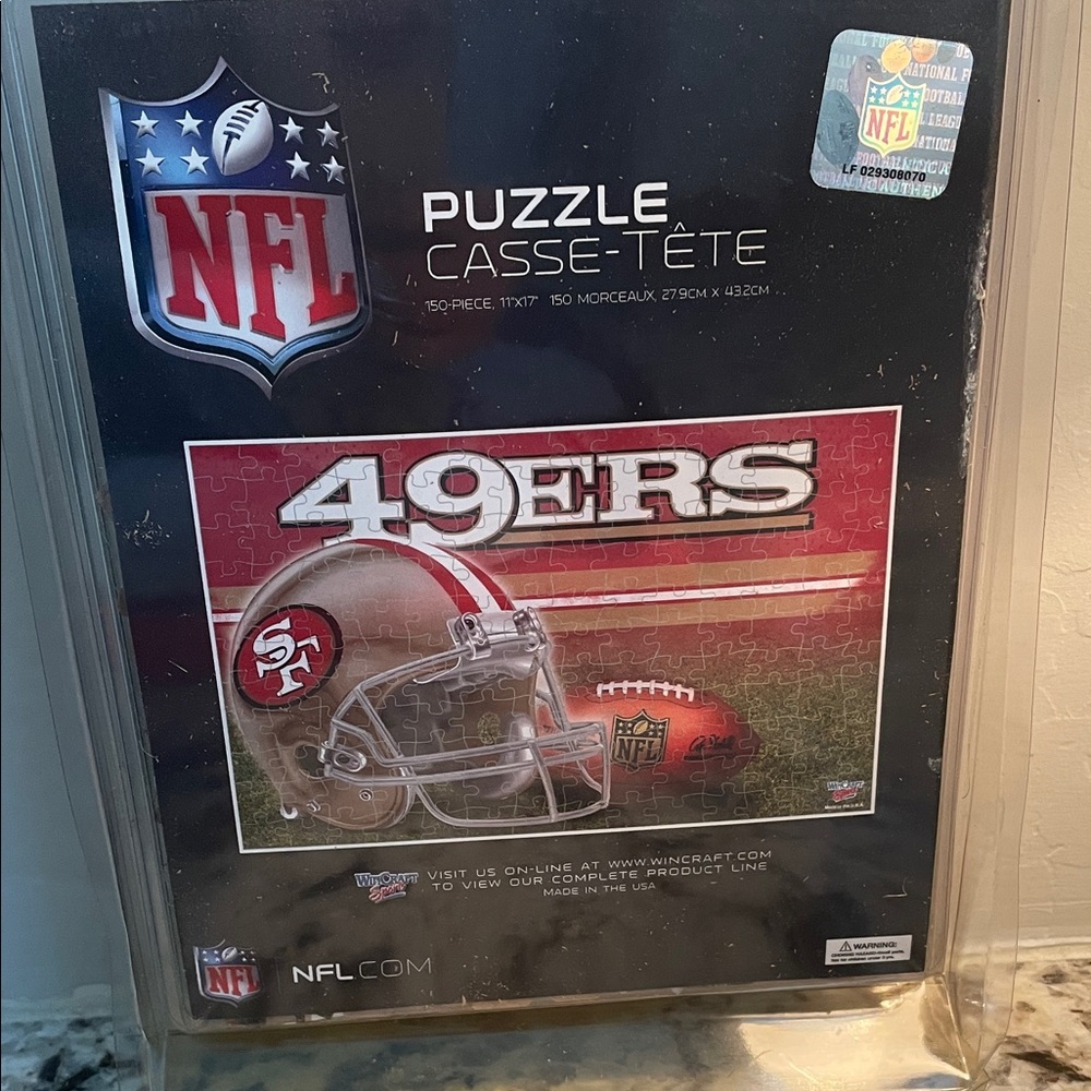 NIB Wincraft San Francisco 49ers 150 Piece Puzzle